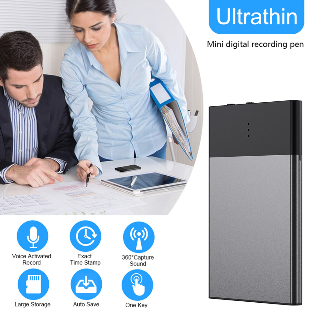 Mini Digital Voice Activated Recorder Dictaphone Audio Sound Recorder MP3 Player