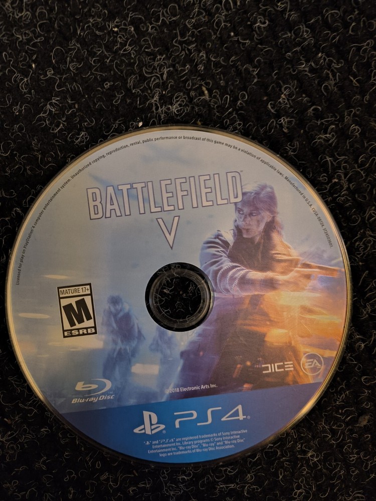PS4 Battlefield 5 No Case