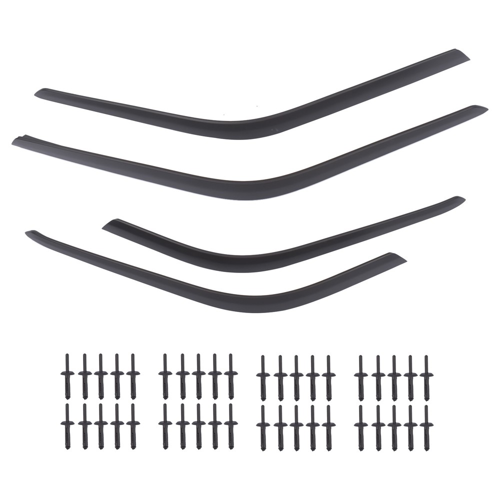 Front  Rear Fender Flares Extension Set for 2018-2024 For Jeep For Wrangler