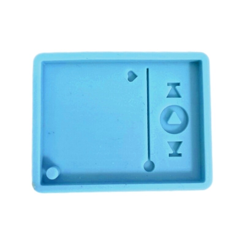 Handmade Music Player Keychain UV Resin Jewelry Mold DIY Craft