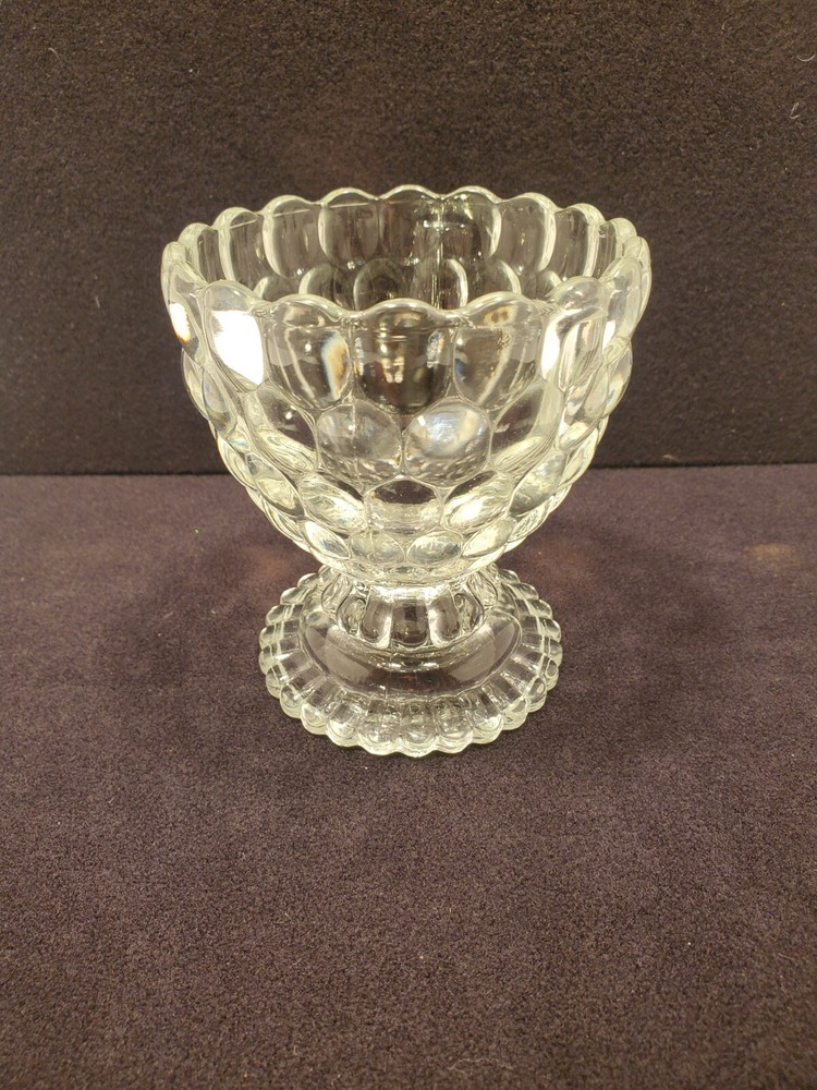 Avon Ovalique Bubble glass candle holder, 4