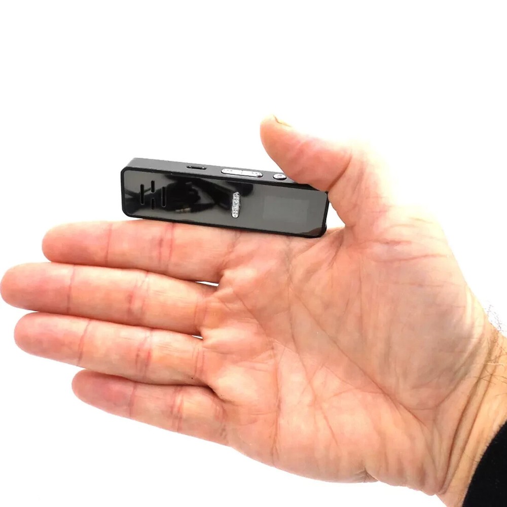 Password protected Spy Audio Recorder Voice Activated Digital 40 Hr Battery 64GB-image