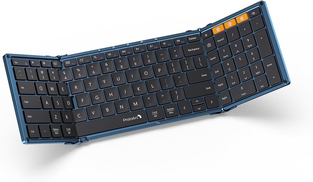 XK01 Foldable Wireless Bluetooth Keyboard by ProtoArc for Portability