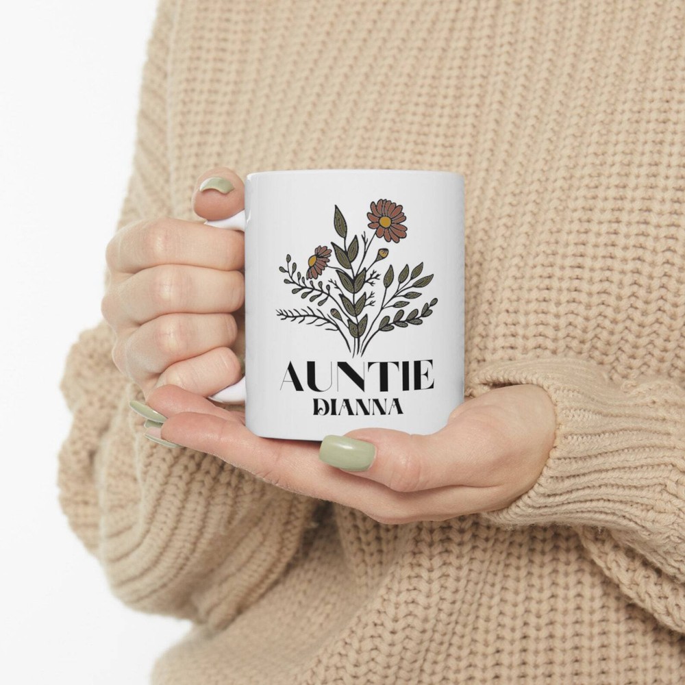 Personalized Auntie Mug