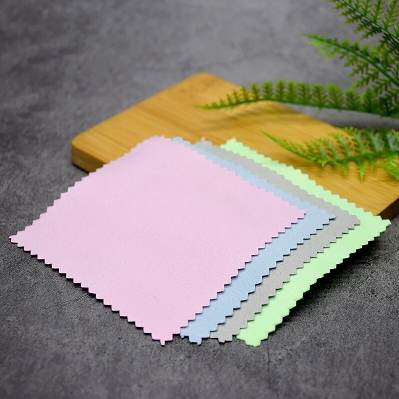 100PCS Premium Anti-Tarnish Silver Polishing Cloths for Jewelry Platinum Gold Cleaning