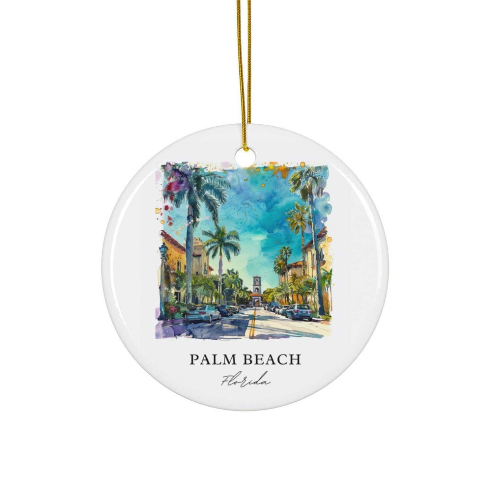Palm Beach Fl Ornament Unique Palm Beach Florida Souvenir Palm Beach Decor And
