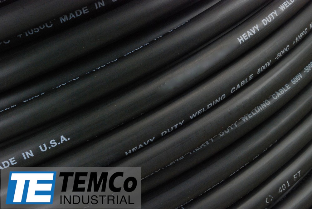 WELDING CABLE 4 AWG BLACK 40' FT BATTERY LEADS USA NEW Gauge Copper Solar