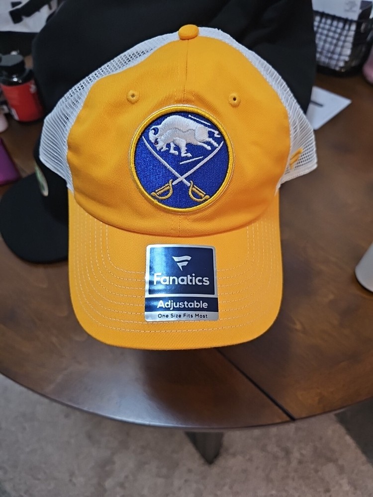 Buffalo Sabres Fanatics Snapback Adjustable Yellow Hat - Authentic NHL Cap New