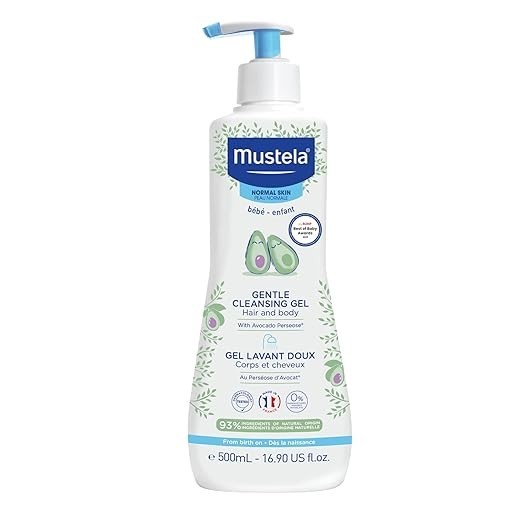 Mustela Baby Gentle Cleansing Gel with Avocado 500ml 16.9 fl oz