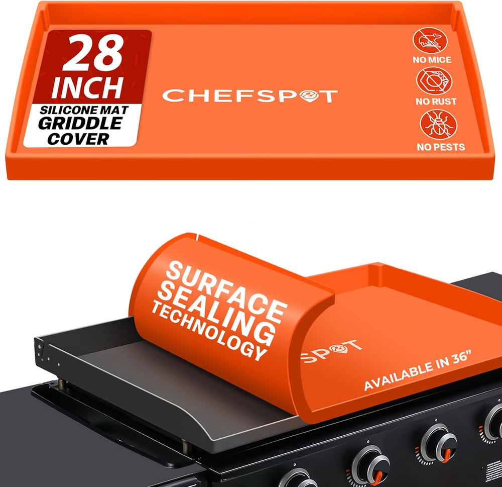 Heavy-Duty Food Grade Silicone Griddle Cover for 28-Inch Blackstone