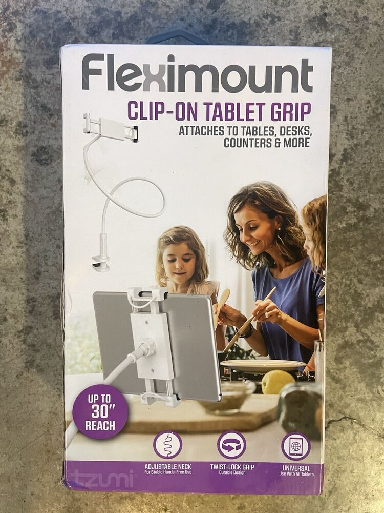Fleximount Clip On Tablet Holder Grip iPad