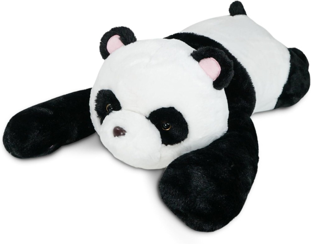 5 Lb Weighted Animal Plush, 24In Weighted Giant Panda Plushie Toy Stuffed Animal