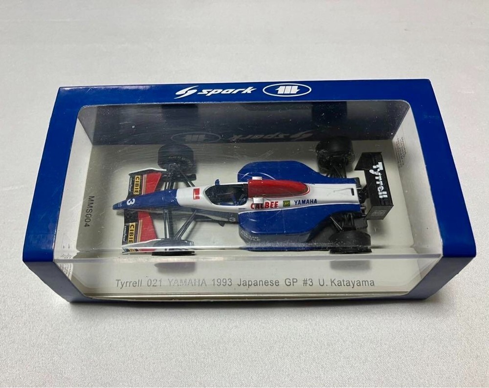 Spark 1/43 Tyrrell 021 Yamaha F1 1993 Japanese GP Ukyo Katayama Model Nearly Unused in Excellent Condition