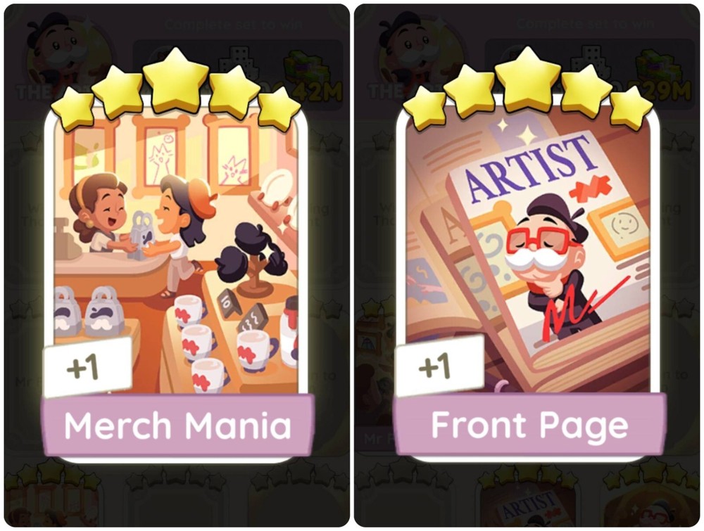 Merch Mania & Front Page combo | Set 15 🌟🌟🌟🌟🌟 stars