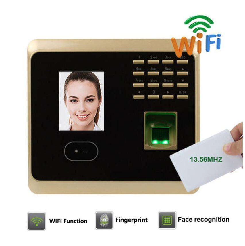 ZKTeco UF100Plus WiFi Biometric Time Clock with Fingerprint & Face Recognition  -image