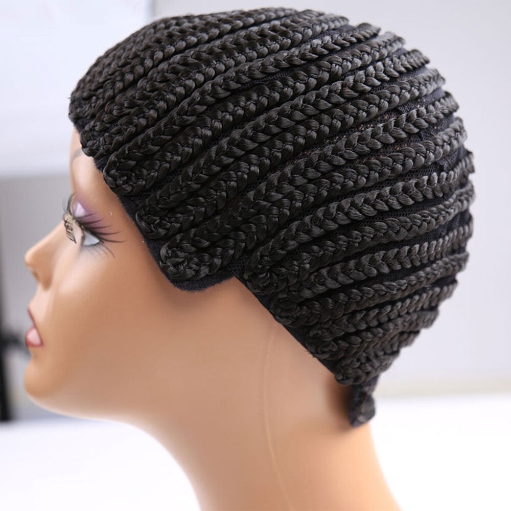 Adjustable Cornrow Wig Cap With Combs for Sew in Weave Crochet Hair Braided Wig
