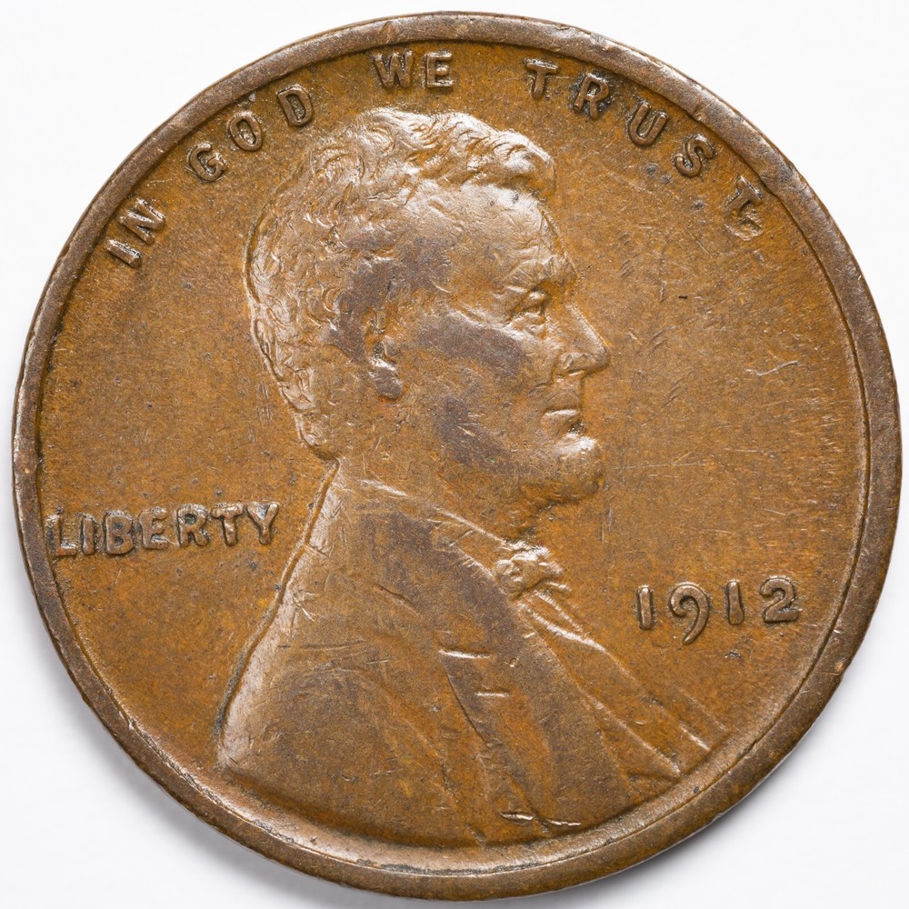 1912-P XF Lincoln Wheat Penny Cent - Philadelphia Mint