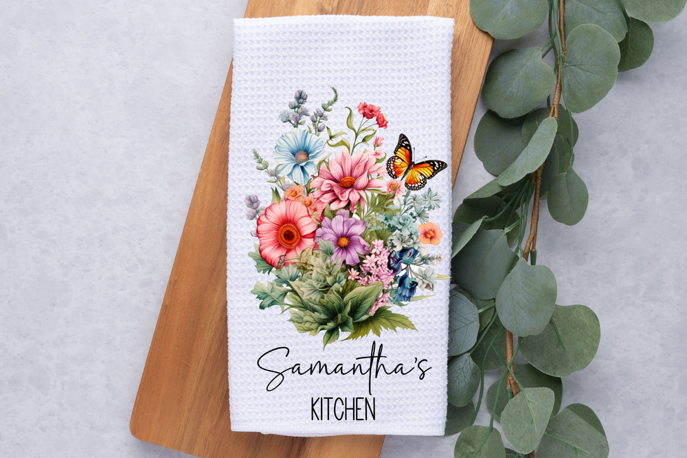 Custom Personalized Kitchen Towel - Tea Towel Dishcloth Gift-image