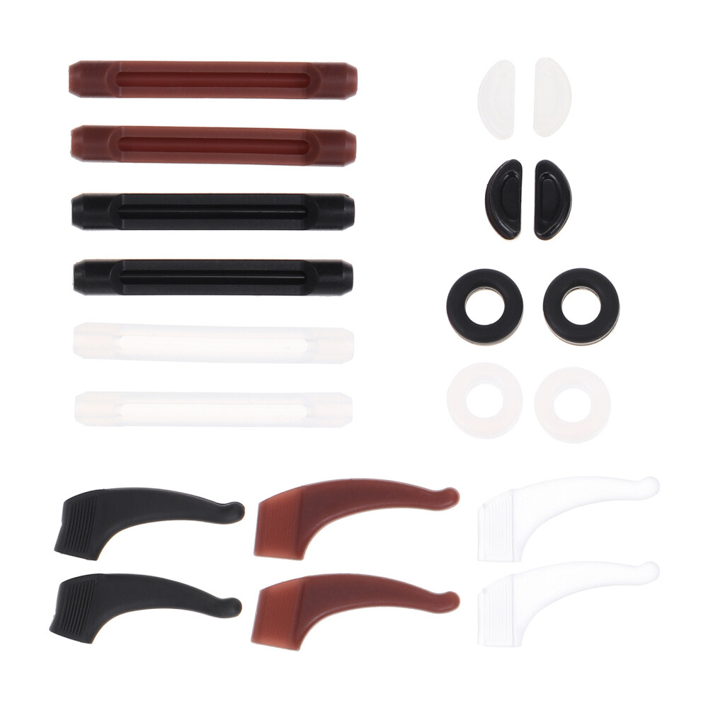 Eyewear Ear Cushion Holder Stand with Glasses Leg Cushion and Repair Kit