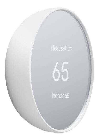 Google Nest Smart Thermostat, Snow - GA01334-US