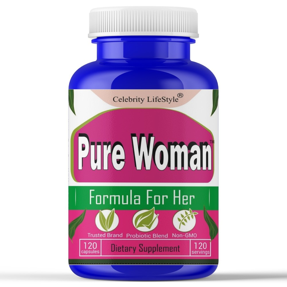 Pure Woman Vaginal Probiotics Pills, pH Balance, Gut Flora, UTI Support- 12/2026