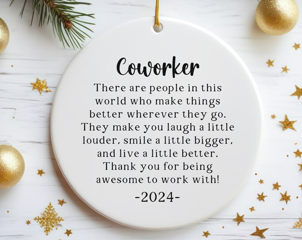 Coworker Ornament Keepsake Coworker Appreciation Gift Coworker Christmas Gift