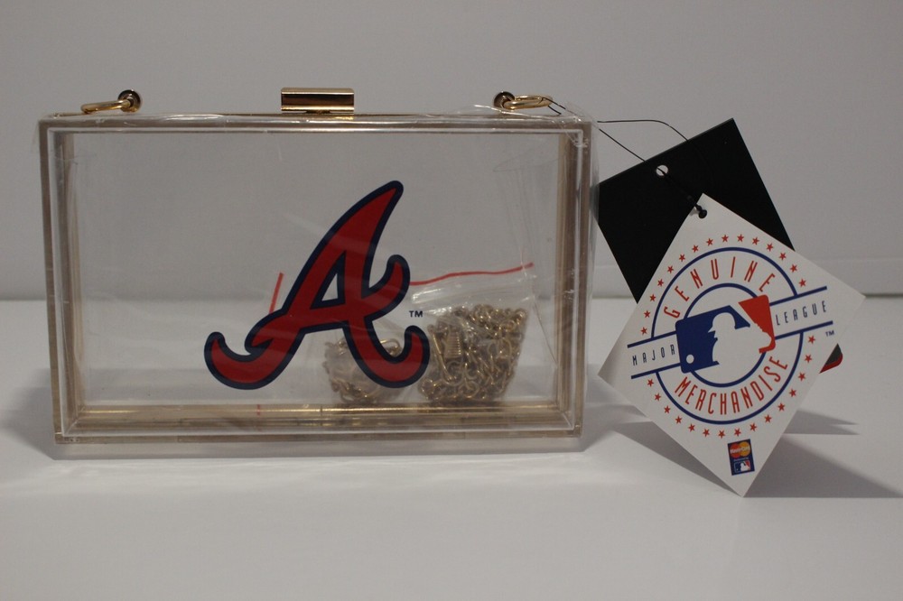 Atlanta Braves Allure Crossbody Clear Bag New Officially Licensed