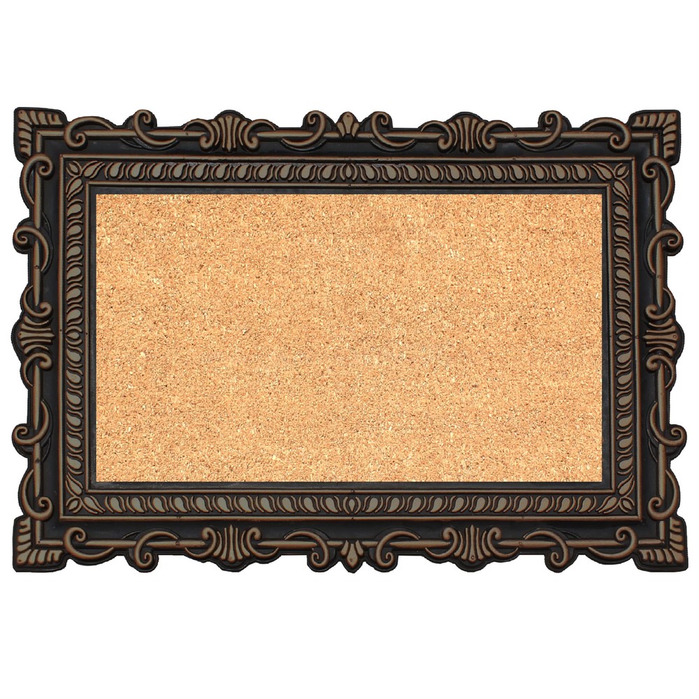 A1HC Natural Coir and Rubber Door Mat, 24x36, Thick Durable, Heavy Duty, Thin...