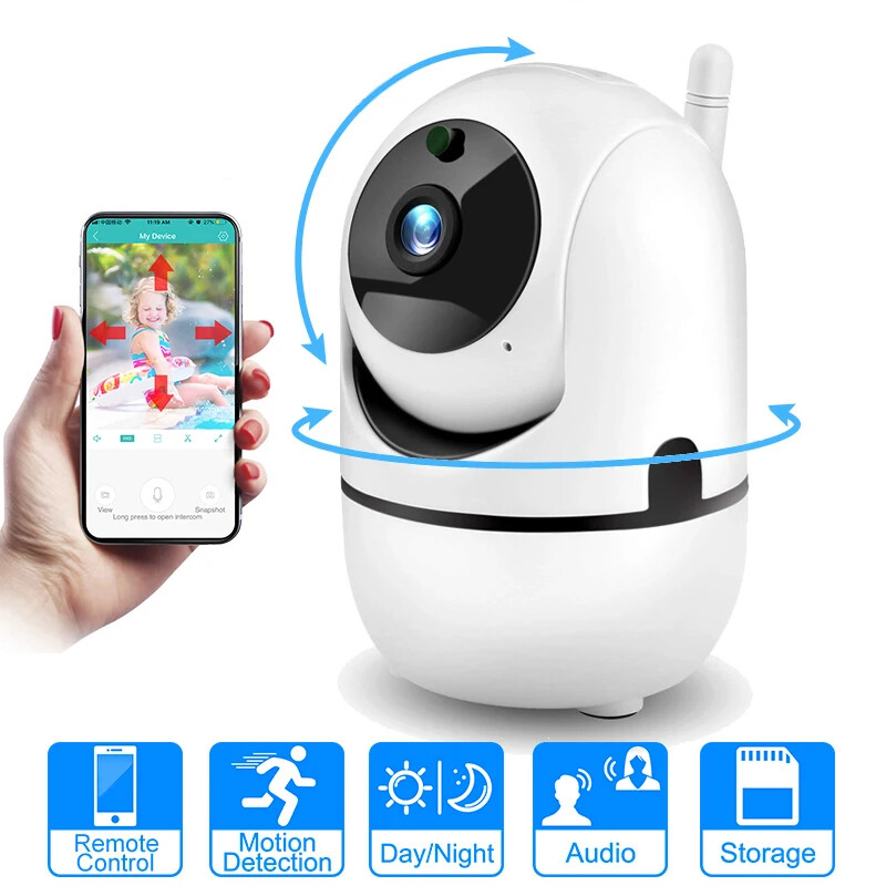 YI IoT 5Ghz 2.4Ghz WiFi Camera 3MP Mini PTZ Camera Night Vision Ai Intelligent-image
