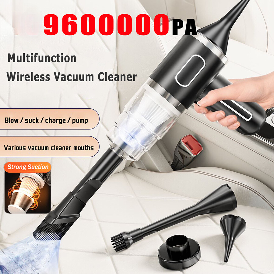 5 in1 Wireless Vacuum Cleaner 9600000Pa Auto Robot Handheld for Office Home New