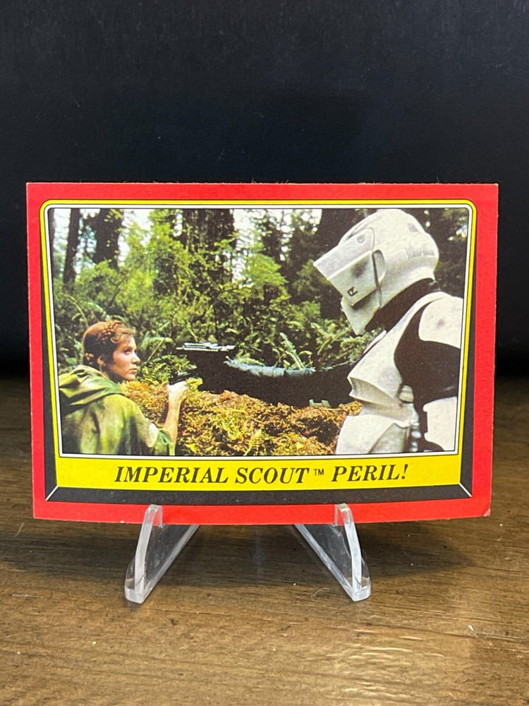 Star Wars 1983 Topps Imperial Scout Peril #75 Vintage