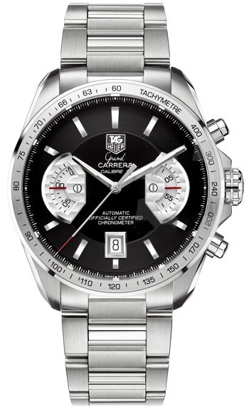 TAG Heuer Grand Carrera Men's Black Watch - CAV511A.BA0902