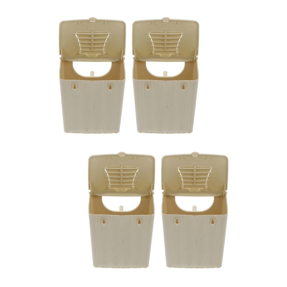 2 Plastic Finch Nest Boxes for Bird Breeding and Travel