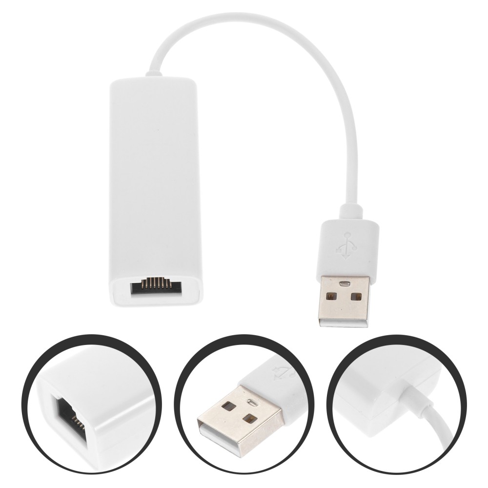 USB to Ethernet Adapter for Laptop - Fast Network Card Converter