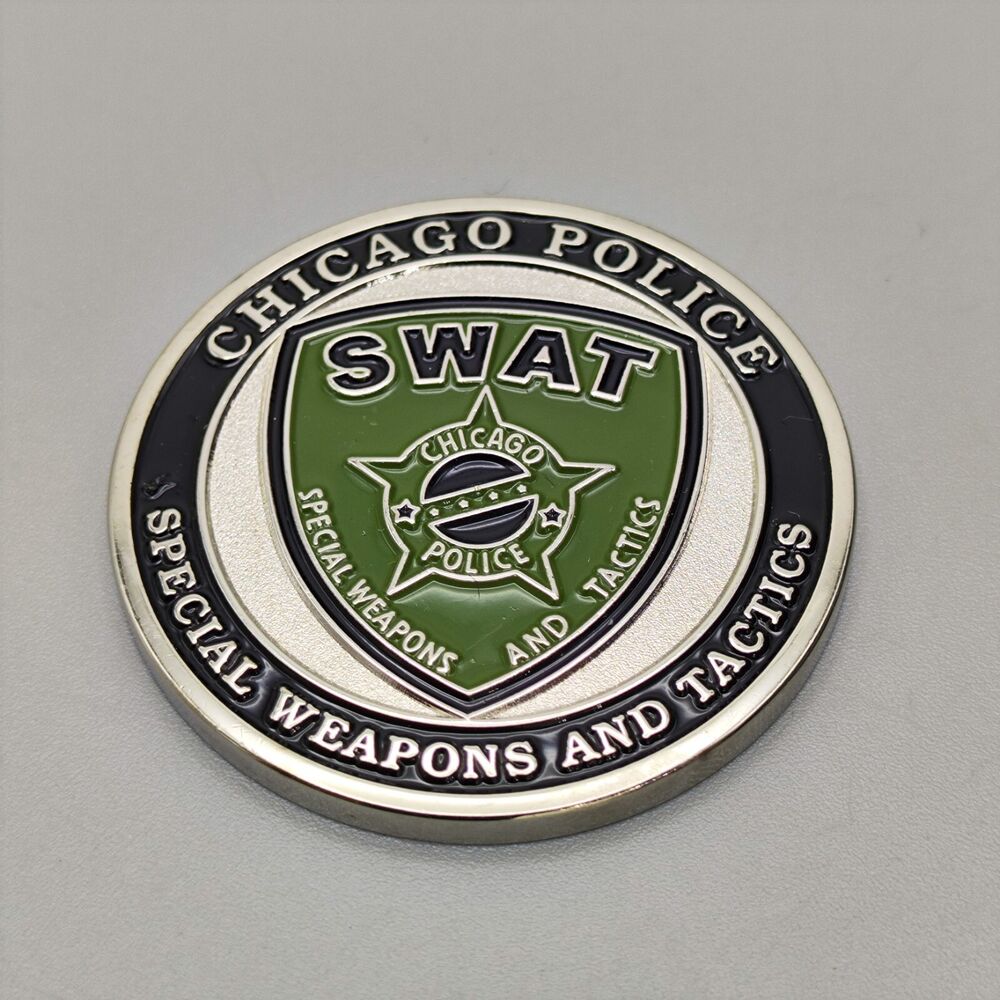 Chicago Police SWAT Special Weapons And Tactics Challenge Coin