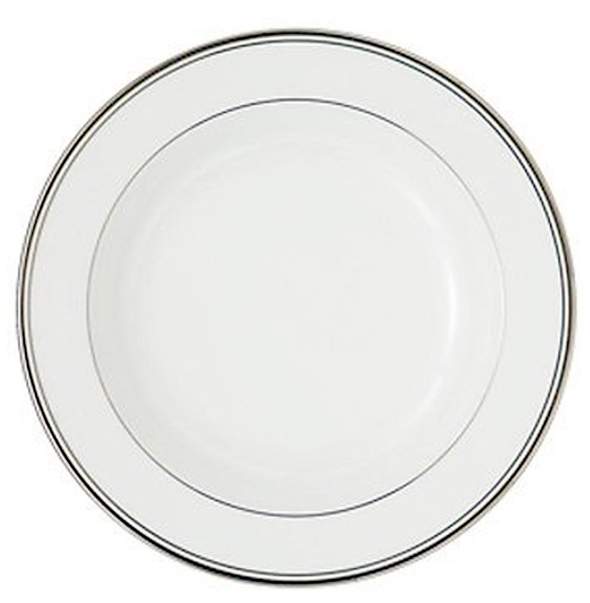 Waterford Kilbarry Platinum Rim 9 Inch Soup Pasta Bowl New