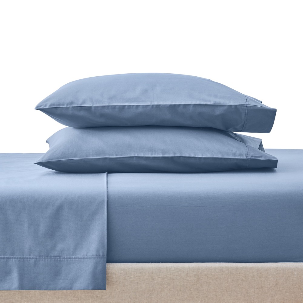 Better Homes & Gardens Cool & Crisp 3-Piece 300 Thread Count Blue Water