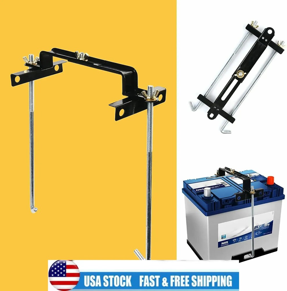 10.6'' 27 CM Adjustable Car Crossbar Battery Hold Down Bracket Holder Storage