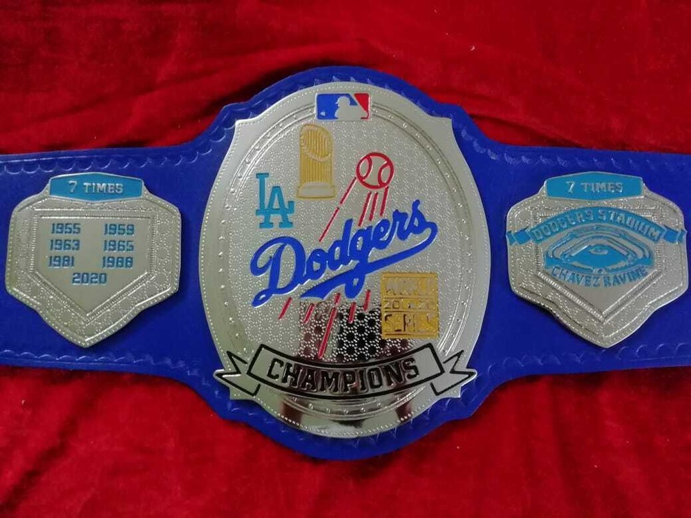 Los Angeles Dodgers Championship Belt 2MM Brass