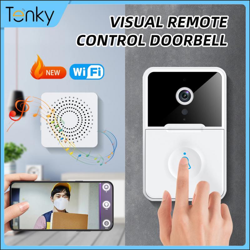 Visual Doorbell WiFi Wireless Variable Security Doorbell Two-way Intercom-image