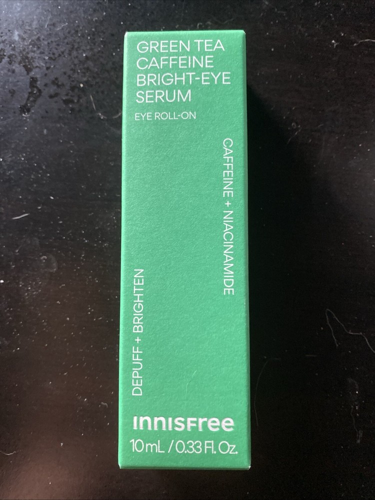 innisfree Green Tea Caffeine Brightening Eye Serum with Niacinamide 10mL EXP 10/26