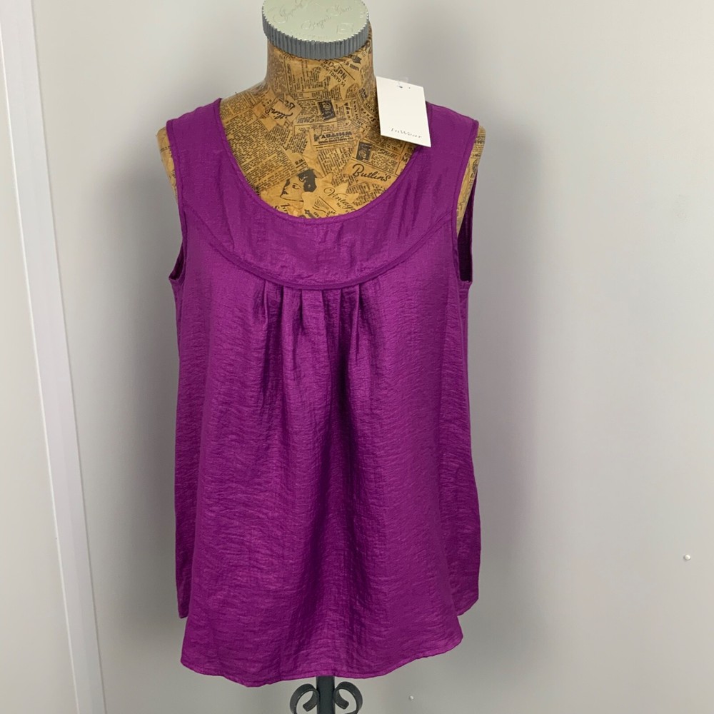 PART TWO Purple Raspberry Pink Bamboo Tank Vest BNWT £60 by KIKARU