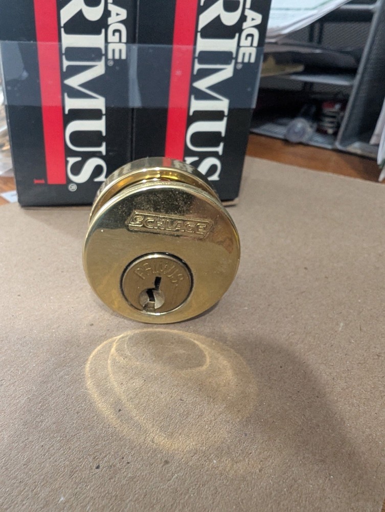 Schlage 605 118 EP Primus Mortise Cylinder Lock 10 Pack