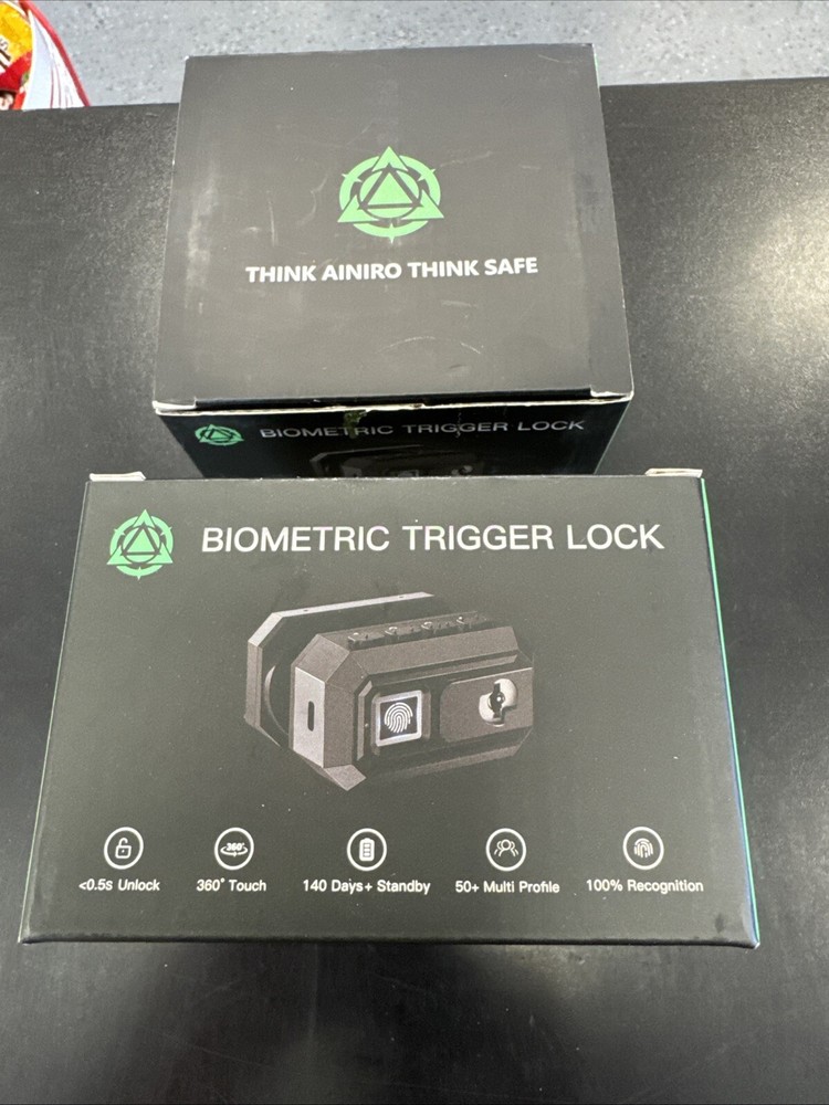 Fingerprint Biometric Trigger Lock for Rifles Pistols and Handguns-image
