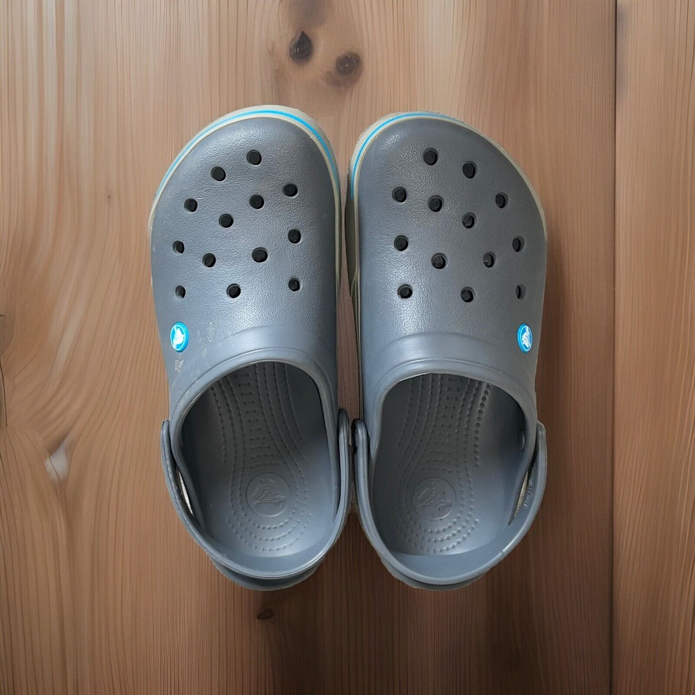 crocs crocband clog Men’s 8 Women’s 10 Gray