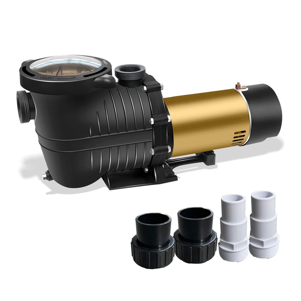 2HP Dual Voltage Above Ground Pool Pump 115V 230V Self Priming Inground Pump