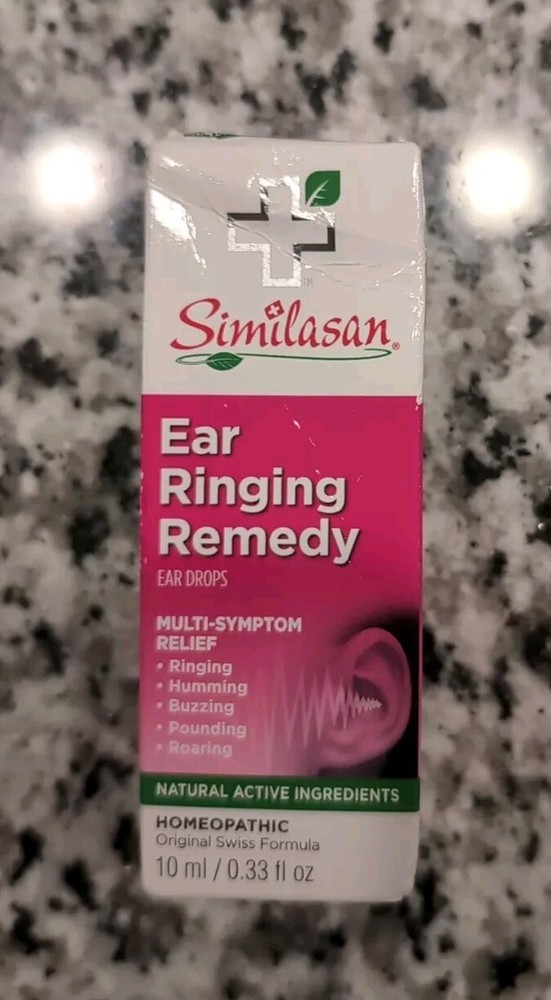Similasan Ear Ringing Remedy Drops Homeopathic Remedy 0.33 fluid ounce Exp 8/27