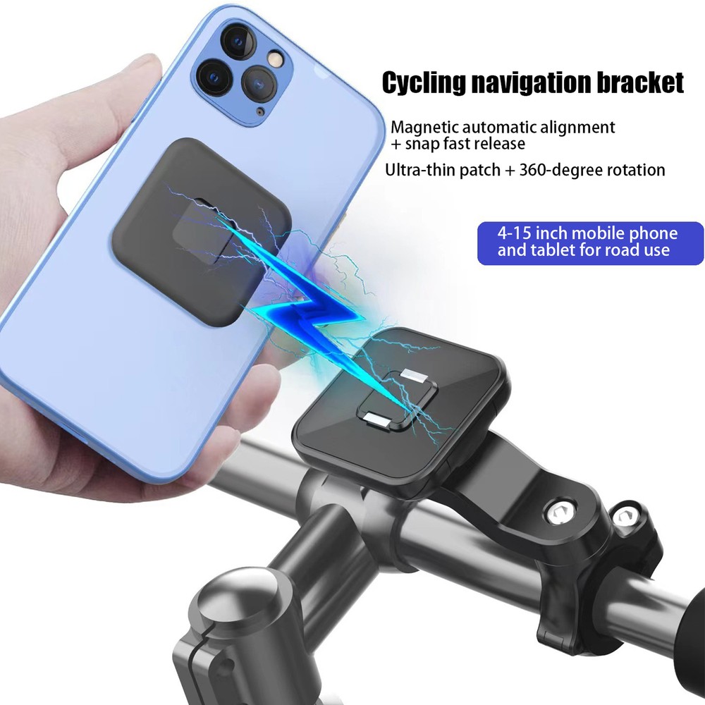 360° Adjustable Motorcycle Handlebar Mount for GPS & Phones