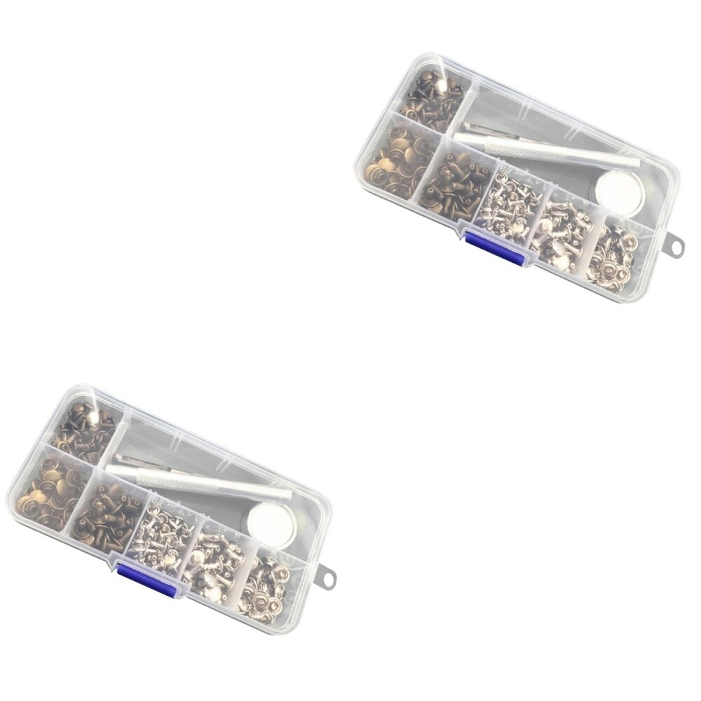 240 pcs Metal Rivet Snap Kit Tool Metal Screws Snaps Marine Grade