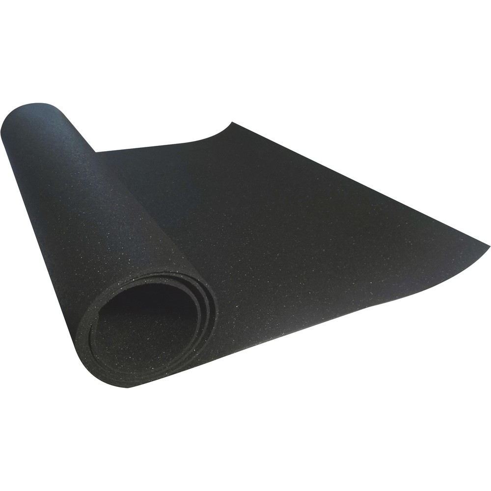 TechnoFlex TechnoFloor All-Purpose Mat, Black, 72in.L x 48in.W x 1/8in.H